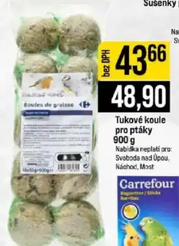 Jip Carrefour tukové koule pro ptáky nabídka