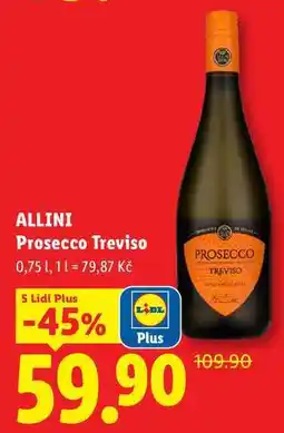 Lidl ALLINI Prosecco Treviso, 0,751 nabídka