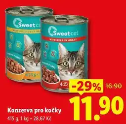 Lidl Konzerva pro kočky nabídka