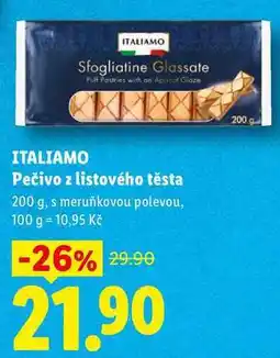 Lidl TALIAMO Pečivo z listového těsta nabídka