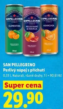 Lidl SAN PELLEGRINO Perlivý nápoj s příchutí nabídka