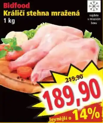 Bidfood králičí stehna mražená