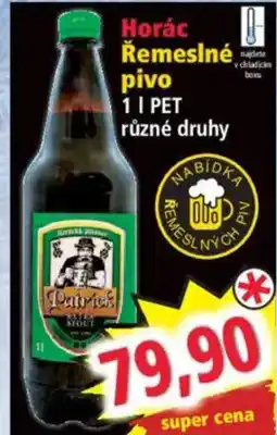 Norma Horác řemeslné pivo nabídka