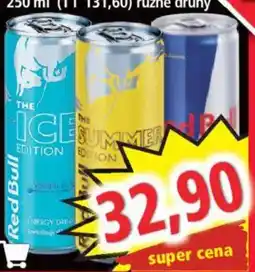 Norma Red Bull různé druhy nabídka