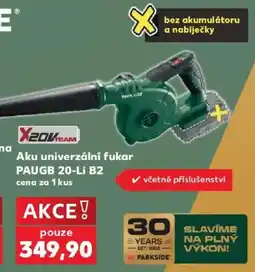 Kaufland Parkside aku univerzální fukar paugb 20-li b2 nabídka