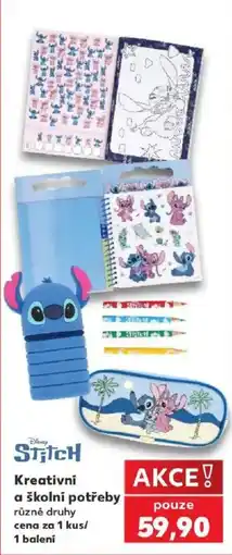 Kaufland Disney Stitch kreativní a školní potřeby nabídka