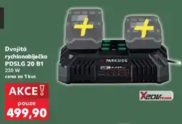 Kaufland Parkside dvojitá rychlonabíječka PDSLG 20 B1 nabídka