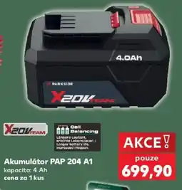 Kaufland Parkside akumulátor pap 204 a1 nabídka