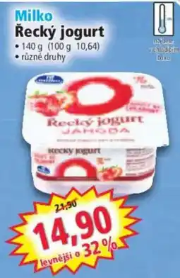 Norma Milko Řecký jogurt nabídka