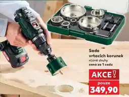 Kaufland Sada vrtacích korunek nabídka