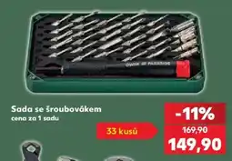 Kaufland Owim parkside sada se šroubovákem nabídka