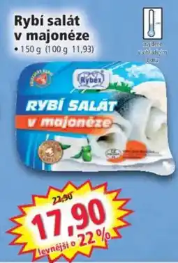 Norma Rybet rybí salát v majonéze nabídka