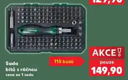 Kaufland Parkside sada bitů s ráčnou nabídka