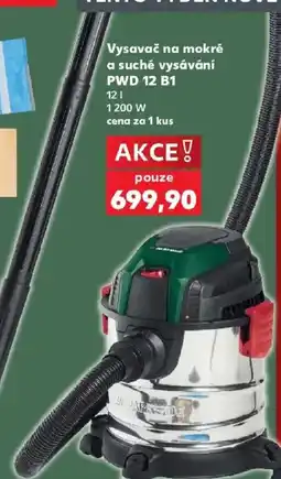 Kaufland Vysavač na mokré a suché vysávání PWD 12 B1 nabídka