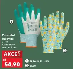 Kaufland Parkside zahradní rukavice nabídka