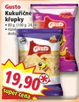 Norma Gusto kukuřičné krupky nabídka