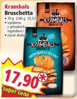 Norma Krambals bruschetta nabídka