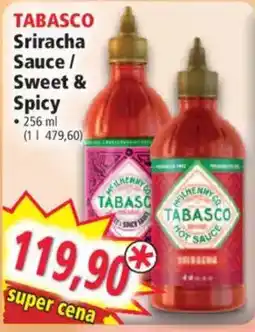 Norma Tabasco sriracha sauce sweet & spicy nabídka