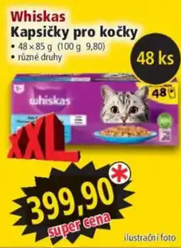 Norma Whiskas kapsičky pro kočky nabídka