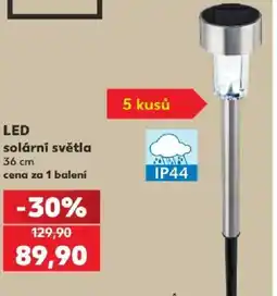 Kaufland LED solární světla nabídka