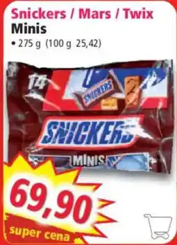 Norma Snickers minis nabídka