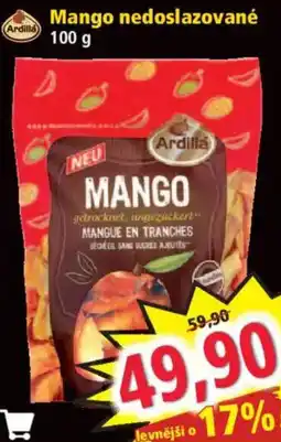 Norma Ardilla mango nedoslazované nabídka