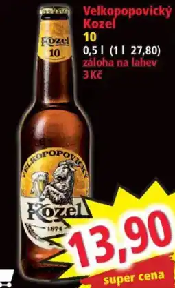Norma Kozel Velkopopovický nabídka