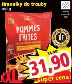 Norma Pommes Frites nabídka