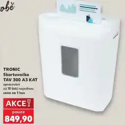 Kaufland Tronic skartovačka tav 300 a3 kat nabídka
