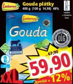 Norma Leckerrom Gouda plátky nabídka