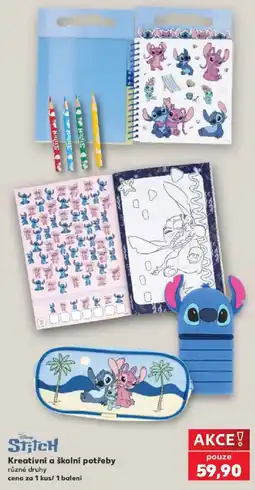 Kaufland Disney Stitch kreativní a školní potřeby nabídka