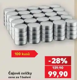 Kaufland Čajové svíčky nabídka