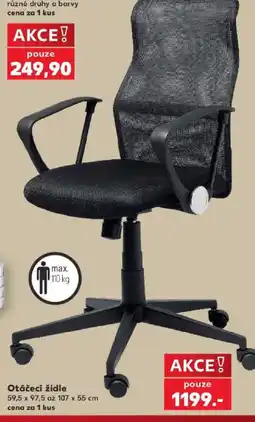Kaufland Otáčecí židle nabídka
