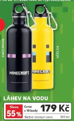 Kaufland Minecraft láhev na vodu nabídka
