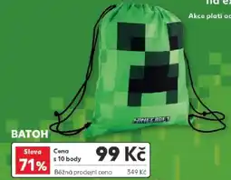 Kaufland Minecraft batoh nabídka