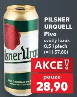 Kaufland Pilsner Urquell pivo světlý ležák nabídka