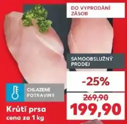 Kaufland Krůtí prsa nabídka