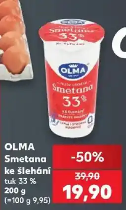 Kaufland Olma smetana ke šlehání nabídka