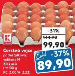 Kaufland K Classic čerstvá vejce nabídka
