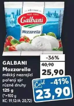 Kaufland Galbani Mozzarella nabídka