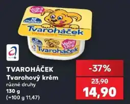 Kaufland Tvaroháček Tvarohový krém nabídka