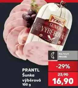 Kaufland Prantl šunka výběrová nabídka