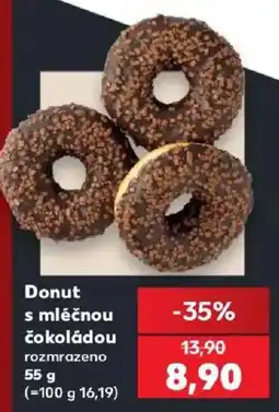 Kaufland Donut s mléčnou čokoládou nabídka