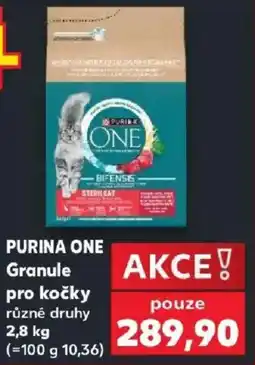 Kaufland Purina One Granule pro kočky různé druhy nabídka