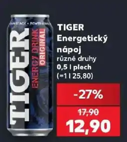 Kaufland Tiger energetický nápoj nabídka