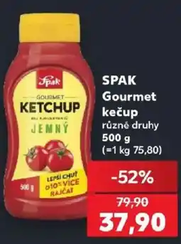 Kaufland Spak gourmet kečup jemný nabídka