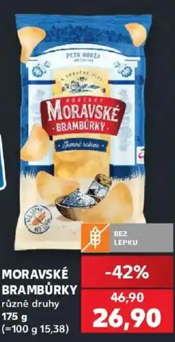 Kaufland Moravské brambůrky nabídka