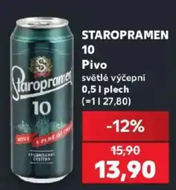 Kaufland Staropramen 10 nabídka