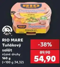 Kaufland Rio mare tuňakový salát nabídka