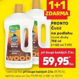 Kaufland Pronto čistič na podlahu nabídka